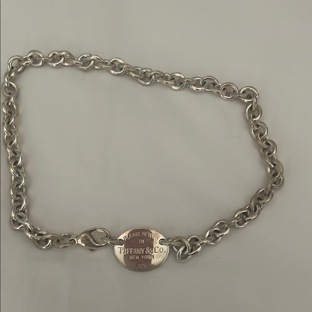 return to tiffany silver choker